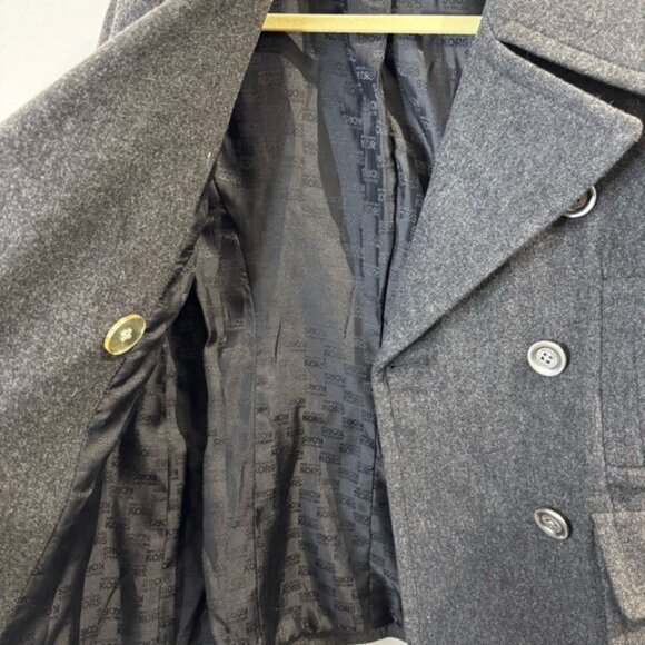 Michael Kors Gray Wool Double-Breasted Women's Pea Coat Size XS - Picture 4 of 7
